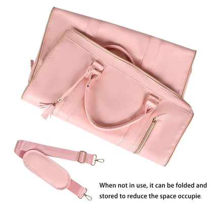 Folding Suit Storage Bag for Women - Large Capacity Water-Resistant Travel Organizer