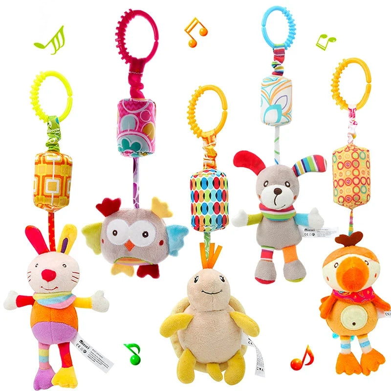 Rattle Baby Hanging Plush Toy Newborn Sensory Toys Gift