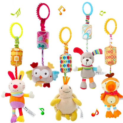 Rattle Baby Hanging Plush Toy Newborn Sensory Toys Gift