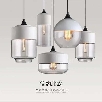 Pendant2026 Edition Light Glass Chandelier E27 For Dining Room Cafe Hotel Living Room Kitchen Island Contemporary Farmhouse Fall