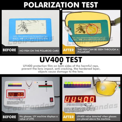 Sunglasses Photochromic Polarized Aviator UV400 Driving Glasses Night Vision Anti-Glare Fall 2026 Trend