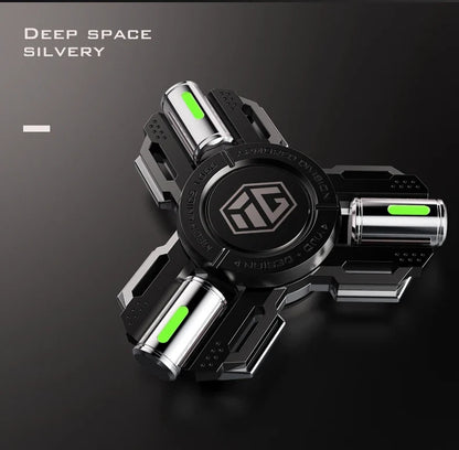 Fidget Glow Spinner Alloy EDC Long Spin Stress Relief