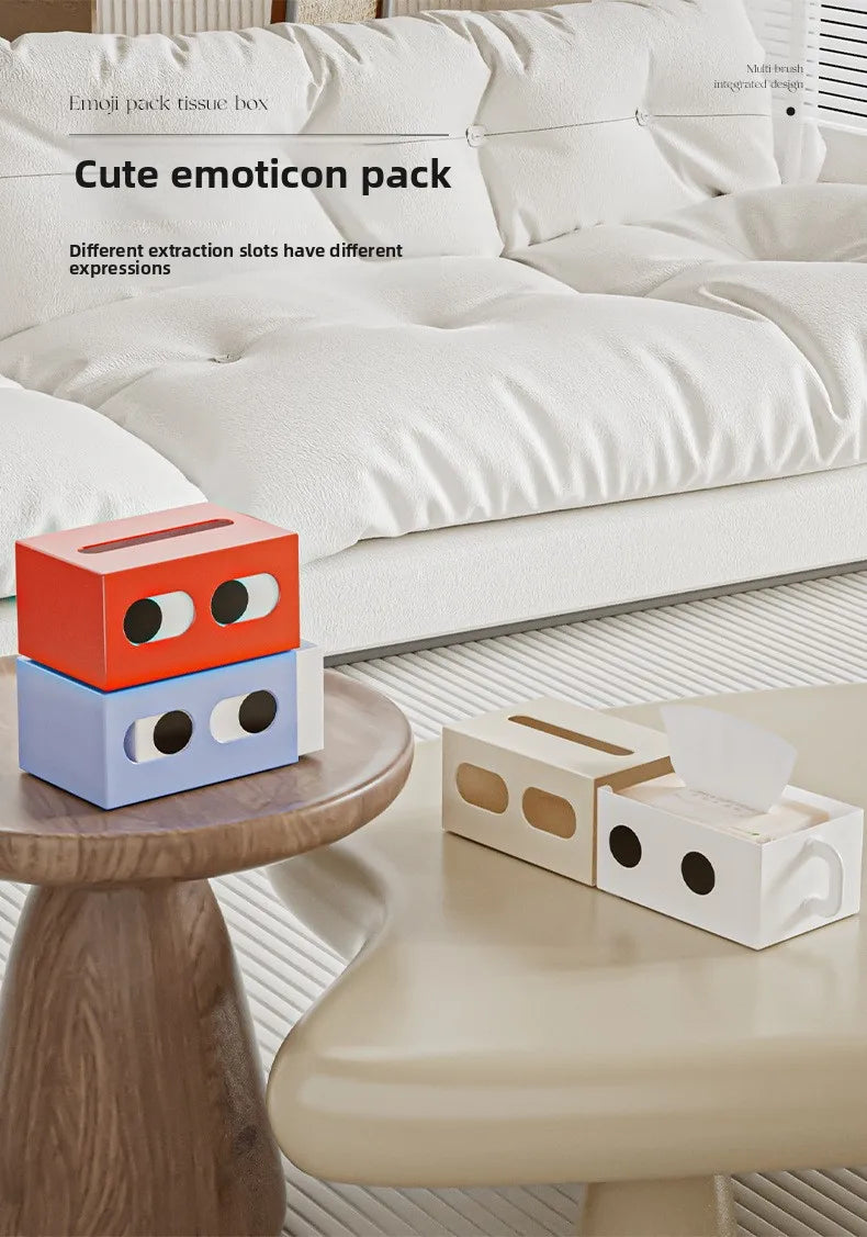 Contemporary Paper Storage Box For Table Decor, Summer 2026 Gift Idea – Tissue Box Red Organizer