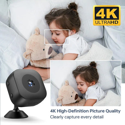 Mini HD Security Camera WiFi Remote Monitor 1080P Night Vision Motion Detection Smart Household Fall 2025 Gift