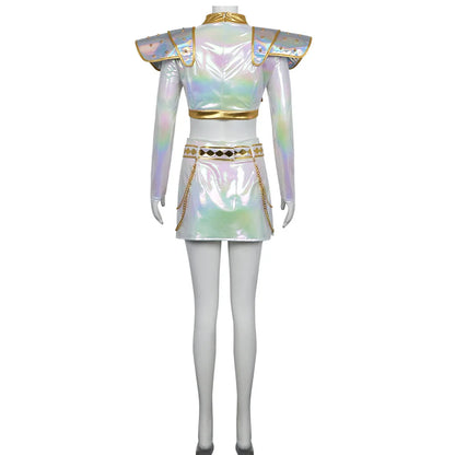 Light Flattering Women Cosplay Kit - Holographic PVC