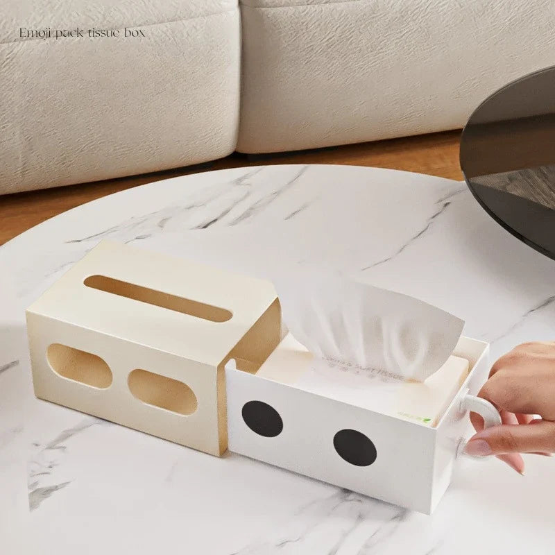 Contemporary Paper Storage Box For Table Decor, Summer 2026 Gift Idea – Tissue Box Red Organizer