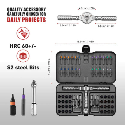 Screwdriver Bit Kit Magnetic Design Multi Bit Repair Kit For DIY Projects Fall 2025 Gift Idea
