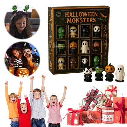 Halloween2025 Edition Advent Calendar 12 Spooky Mini Dolls