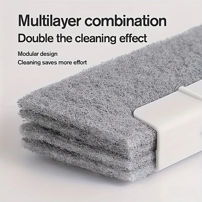 Household Cleaning Window Slot Brush - Kitchen Window Groove Cleaner Device for Simple Cleaning