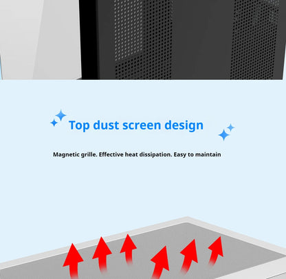 PC Gaming Case Dreamland Pro ATX Dual Glass 360mm Chassis