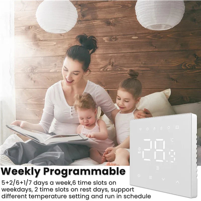 Thermostat Smart WiFi Autumn 2025 Heating And Boilers Voice Assistant Compatible Touchscreen Energy Saving