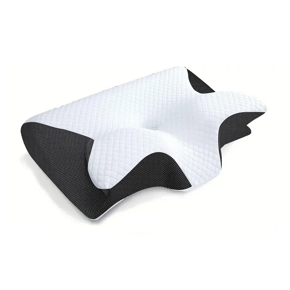 Foam Memory Cervical Neck Pillow Orthopedic Slow Rebound Support for Sleep & Relaxation