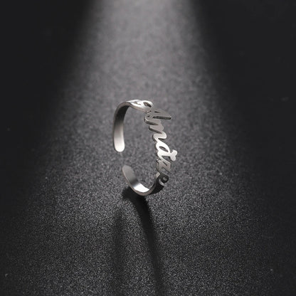 Name2026 Edition Ring Custom Double First Names Jewelry For Couples Personalized Gift TikTok Viral Fall