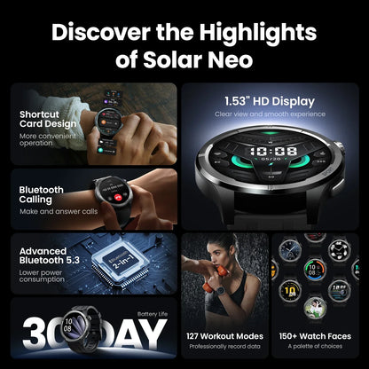 1.53 Smartwatch Inch HD Display - Bluetooth Call, Voice Assistant, 24H Health Monitoring, TikTok Viral Fall 2025 Gift