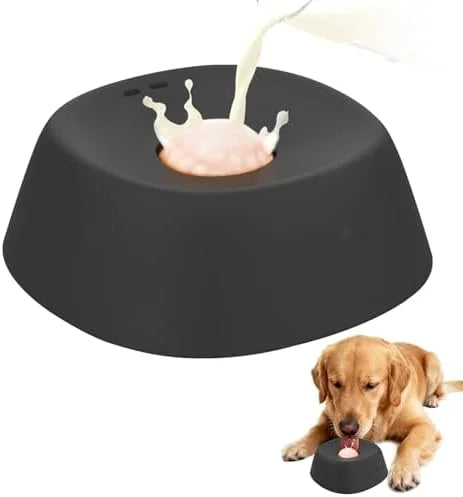 Anti-Slip Lick Mat 3/4 Cup Liquid Treat Holder for Dogs 2026 – Anti-Choking Slow Feeder Dog Bowl