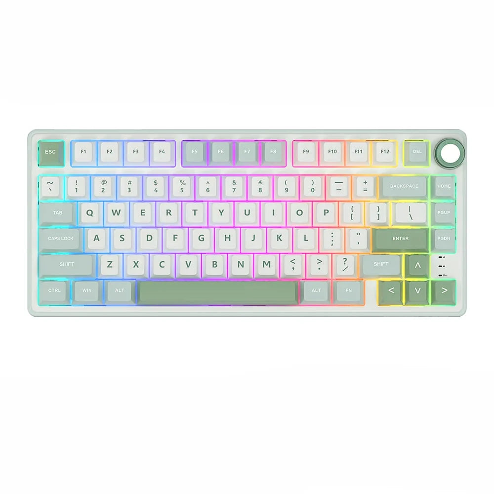 Keyboard Mechanical R75 Gasket 80Key RGB Hot Swap Spanish