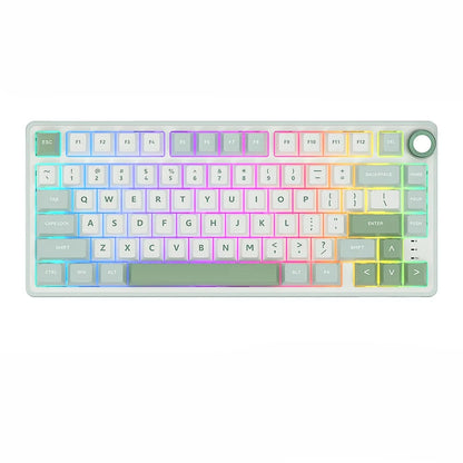 Keyboard Mechanical R75 Gasket 80Key RGB Hot Swap Spanish