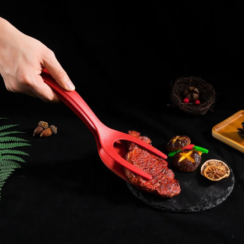 Pancake Flipping Shovel and Fried Egg Clip Kitchen Device