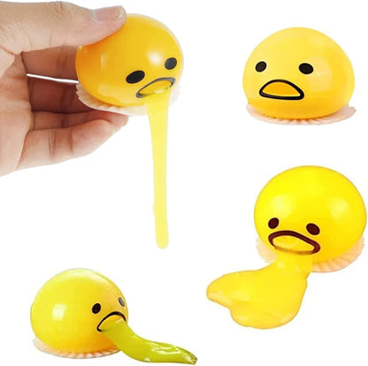Relief Stress Egg Yolk Squeeze Toy Vomit Gag Funny Gift