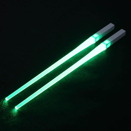 Luminous LED Lightsaber Chopsticks - Light Up Star Wars Party Tableware, Fun Kitchenware for Kids
