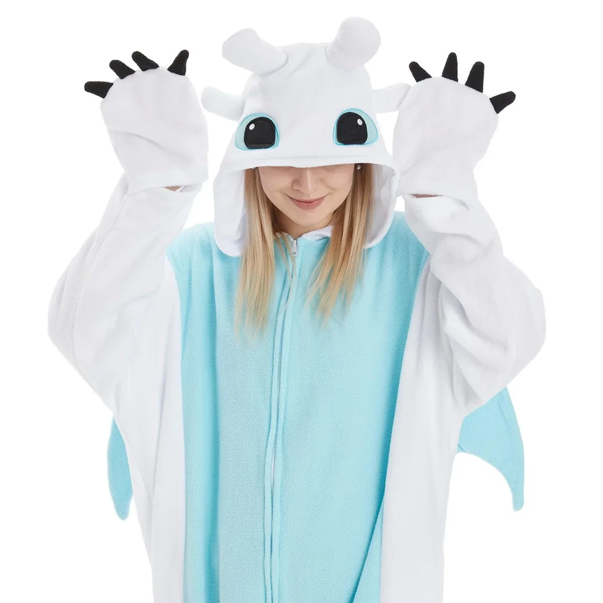 Toothless Kigurumi Dragon Pajamas Jumpsuit for Kids Adults