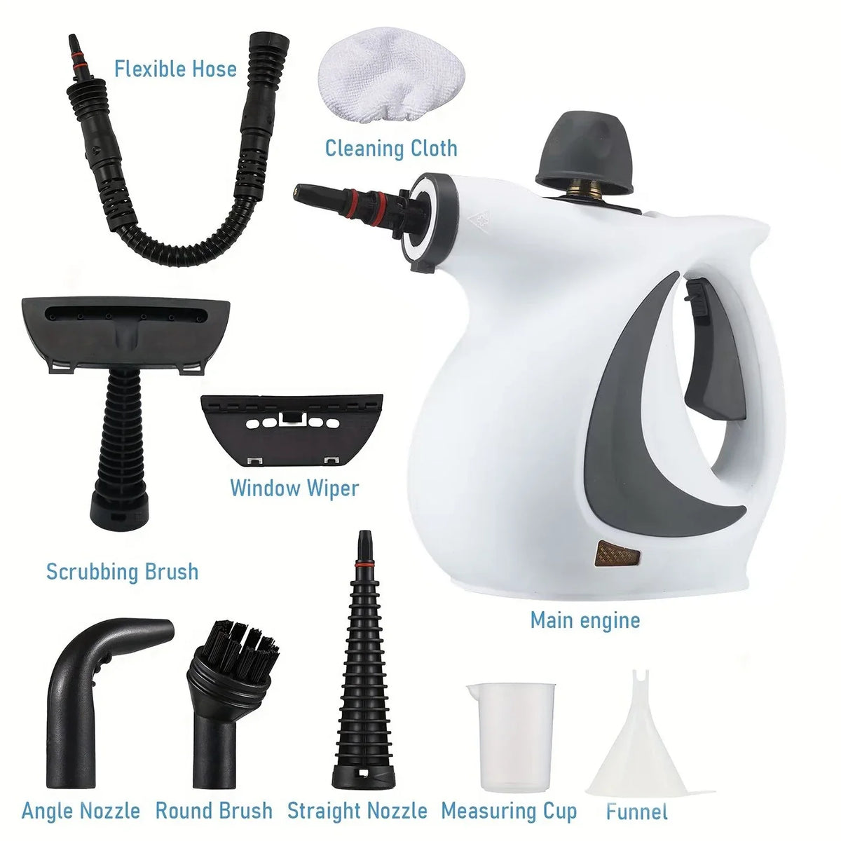 Hand-Held Steam Cleaner Multifunction Cleaning Kit For Kitchen Bathroom Car Grease Removal Fall 2026 Household Gadget