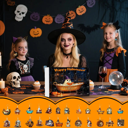 Halloween Advent Calendar Ghost Earrings 24 Day Kit