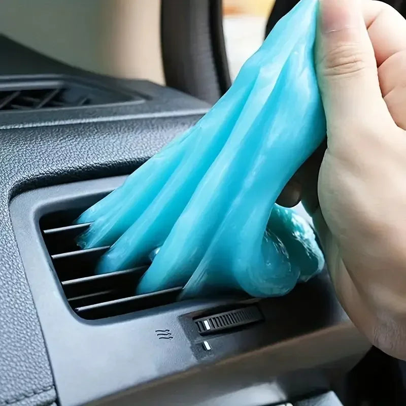 Dust Remover For Air Vents And Keyboard, Interior Cleaning Device, Back To School 2025 – Car Cleaning Gel Slime 70g