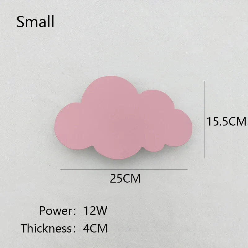 Wall Cloud Lamp Dimmable LED Nursery Light Remote Control Night Light Nursery Bedroom Decor Fall 2025 Cozy