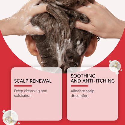 Scrub Scalp Exfoliating Shampoo Anti-Dandruff Deep Cleansing Nourishing All Hair Types