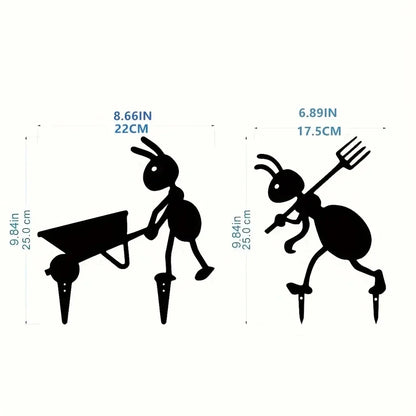 Garden Ant Decor Metal Yard Ants Garden Stakes Backyard Lawn Art TikTok Viral Summer 2026 Gift
