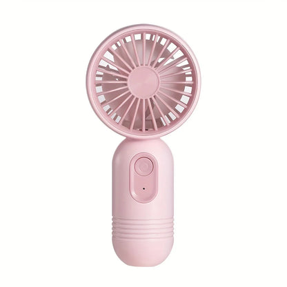 Mini Travel-Friendly Hand-Held Fan - USB Charging, 3-Speed Compact Fan for Office, Outdoor Travel and Camping