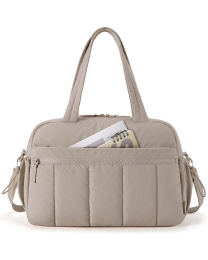 Duffel Travel Bag with Shoulder Strap, Large Capacity Gym & Diaper Bag