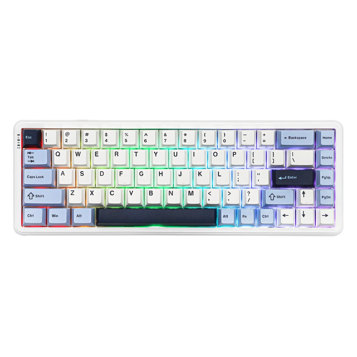 Mechanical Keyboard 68Key Cordless Bluetooth RGB Hall Effect