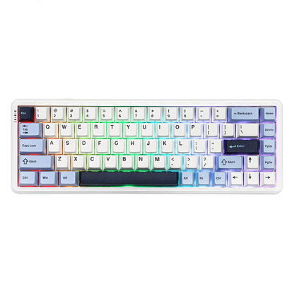 Mechanical Keyboard 68Key Cordless Bluetooth RGB Hall Effect