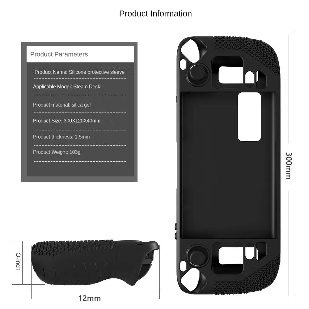 Deck Steam OLED Silicone Case With Button Caps Grip