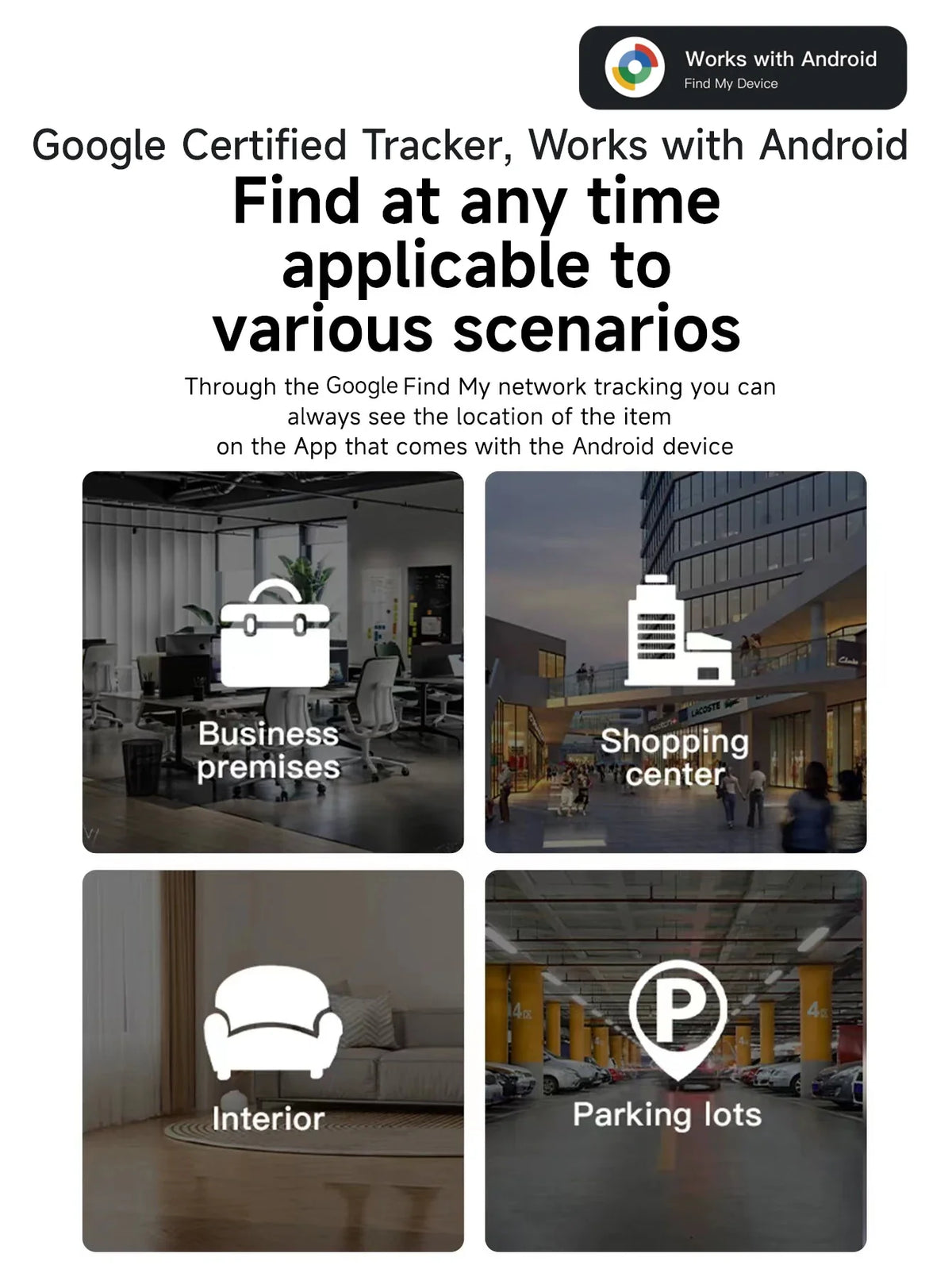Cordless Battery-Powered Android Item Locator 2026 – Smart Wallet Tracker Card IP68 Water-Resistant