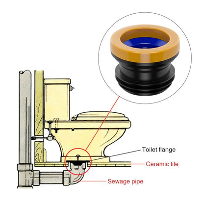 Toilet Seal Ring Odor-Resistant Drain Seal Gasket For Flange Repair Anti Leakage Fall 2026 Household Improvement