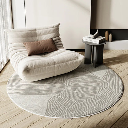 Area Round Rug Faux Cashmere Wabi Sabi Fall 2025 Cozy