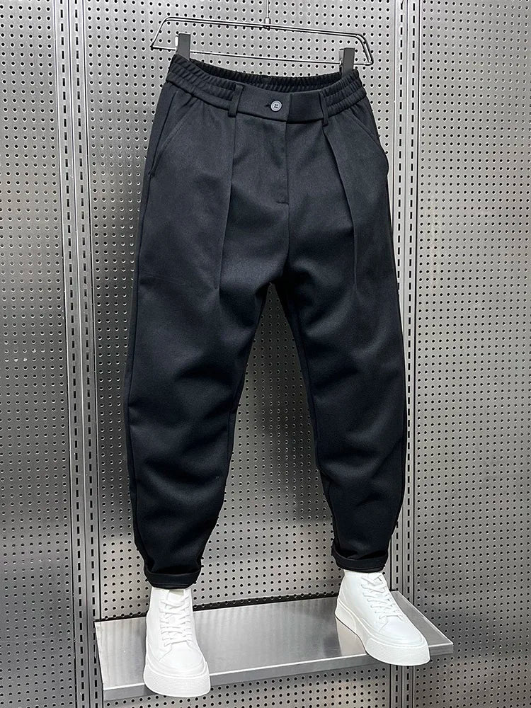 Elegant Mottled Men's Pants, Premium Fabric, Modern Fit, Versatile Style for Casual and Formal Wear-4