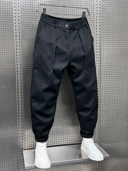 Elegant Mottled Men's Pants, Premium Fabric, Modern Fit, Versatile Style for Casual and Formal Wear-4