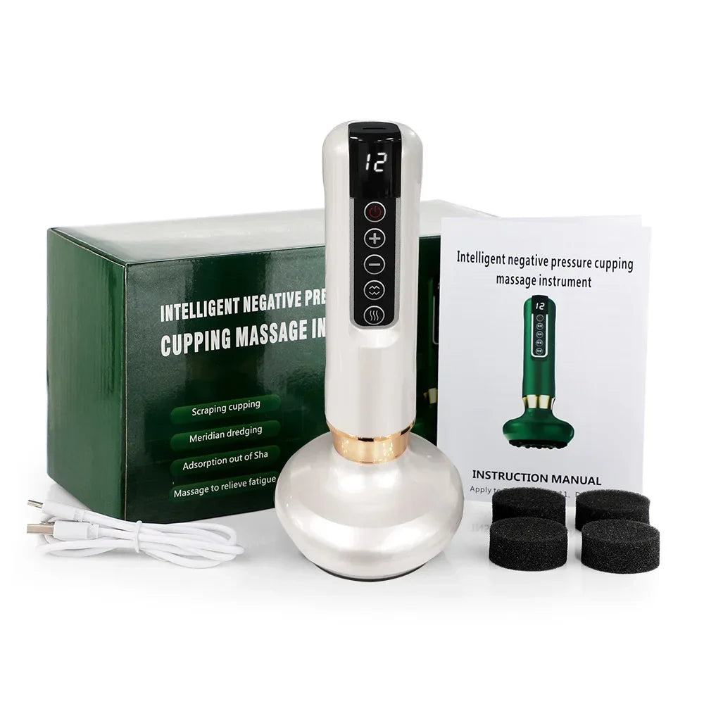 Motor-Driven Cupping Massager Multi Speed Vacuum Therapy With Infrared Heating Travel-Friendly Spring 2026 Wellness Trend