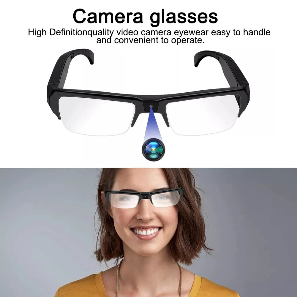 1080P Mini Camera Smart Glasses Travel-Friendly Sports Glasses