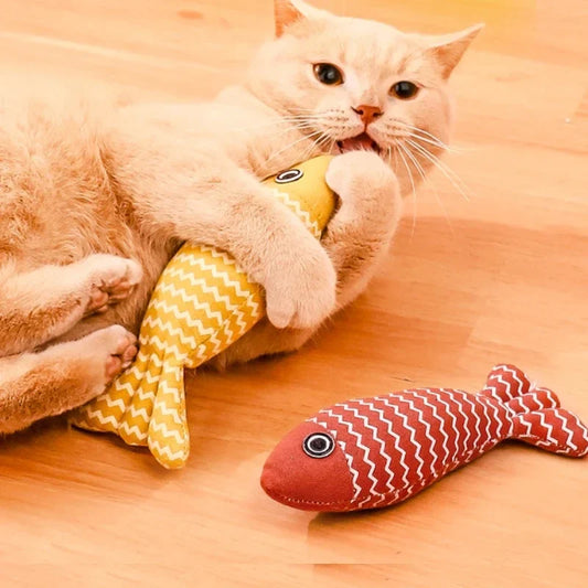 Plush Catnip Toy for Kittens and Puppies - Teeth Grinding Pillow, Cute Pet Accessories