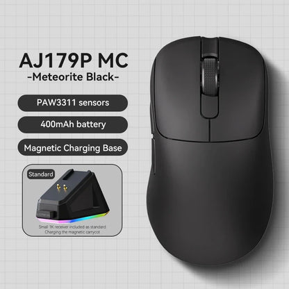 Gaming Mouse Magnetic Charging Comfort-Grip Light Cordless