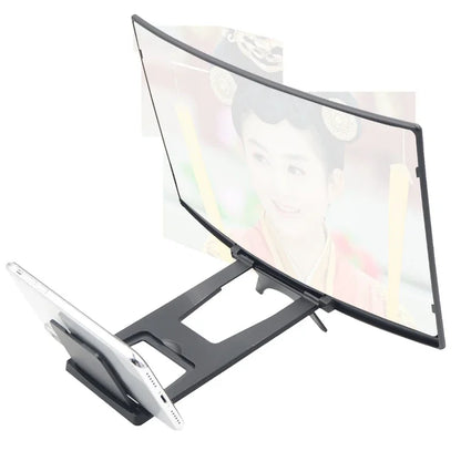 Screen Phone Magnifier 12 Inch Curved Desk Stand For Hands Free Video Viewing Back To School 2026 Ultra Clear