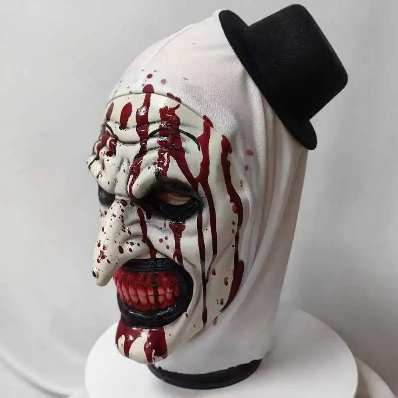 Horror2025 Edition Clown Mask Latex Cosplay Terrifier Halloween
