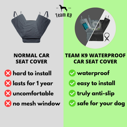 Car Seat Hammock Cover, Water-Resistant Non Slip Backseat Protector With Pockets, Free Safety Belt, Fall 2025 Travel