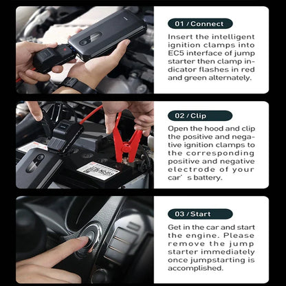 Car Jump Starter 800A Travel-Friendly Power Bank For Auto Emergency Booster, Fall 2025 Road Trip Ready