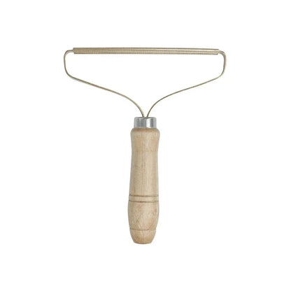 Wooden Brush Travel-Friendly Lint Remover Pet Hair Cleaning Device